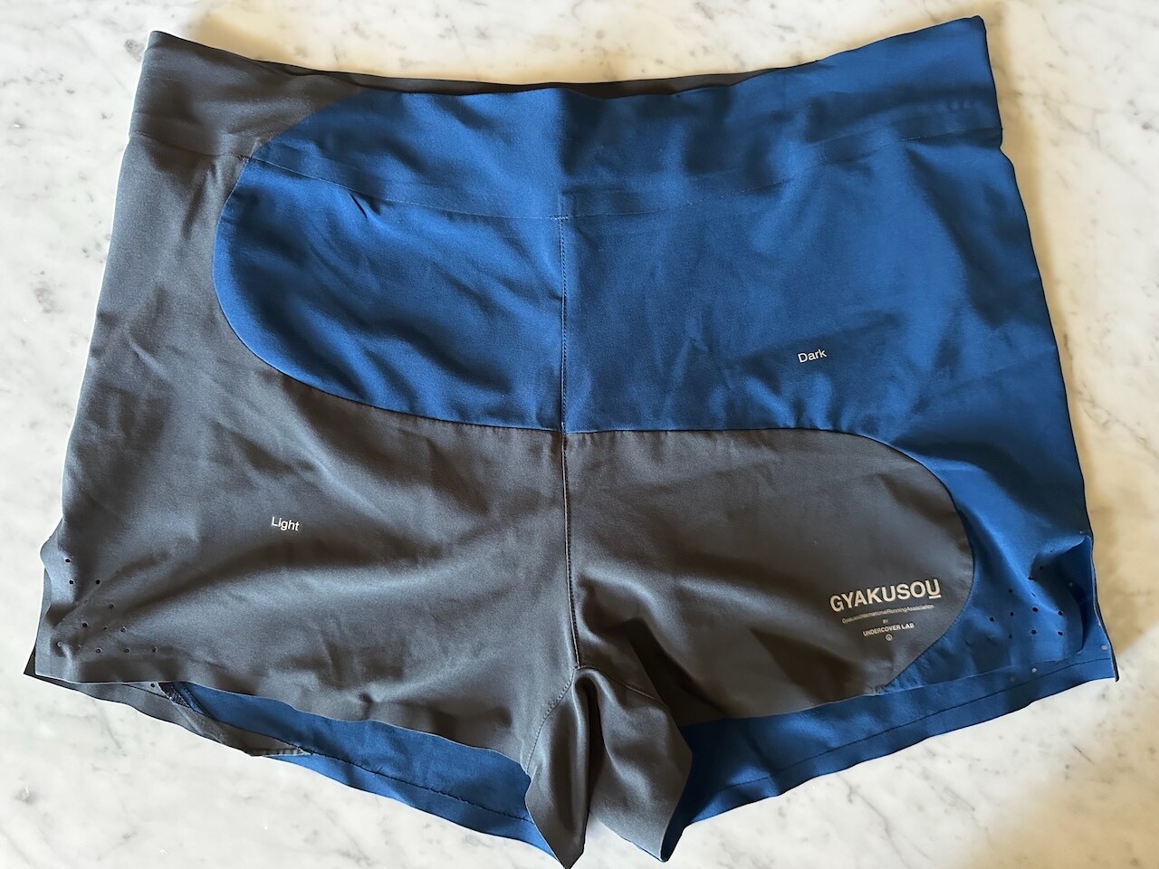 Nike Undercover Gyakusou SS2014 Blue & Gray Split Curve Nike Undercover Gyakusou SS2014 Blue & Gray Split Curve