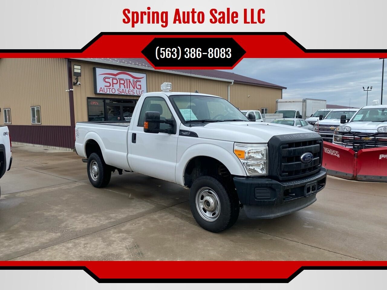 2014 Ford F-250 Super Duty XL 4x4 2dr Regular Cab 8 ft. LB Pickup White V8 6.2L