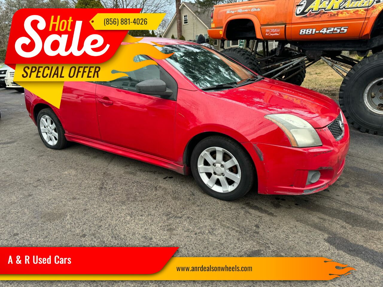 Red Nissan Sentra with 222674 Miles available now!