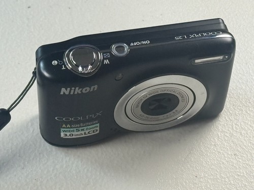 Nikon Coolpix L25 Digital Compact Camera 10MP 3x Optical Zoom SD Card Slot