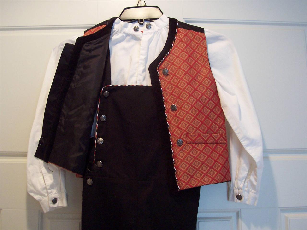 EU140 10+ YRS MOST HANDSOME NORWEGIAN BOYS BUNAD  FESTDRAKT FROM NORWAY