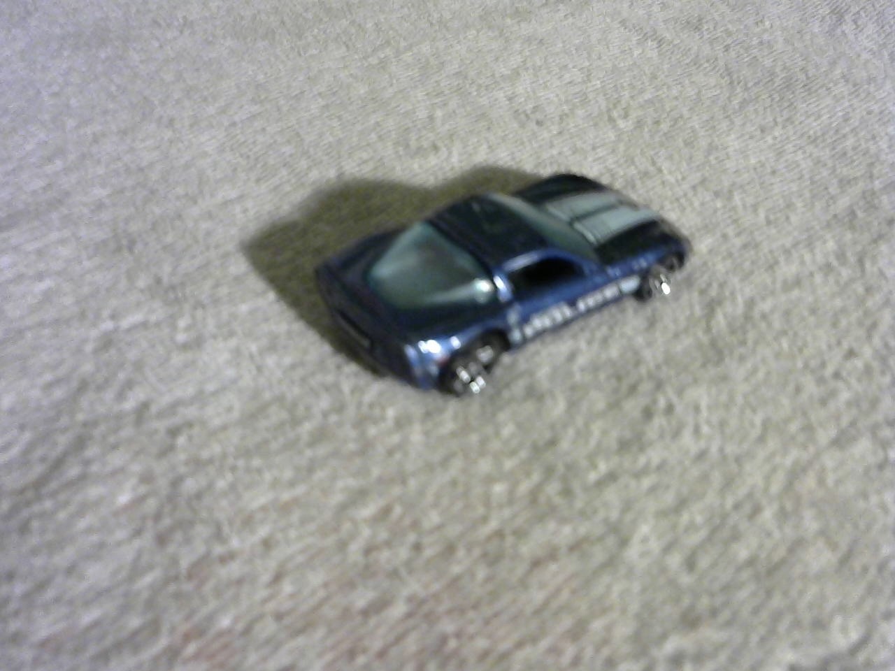 2011 Hot Wheels C6 Corvette Lafayette Police Malaysia Blue