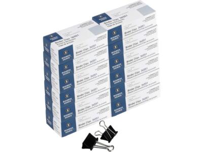 Business Source Fold-back Binder Clips