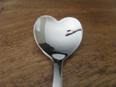 (6) Alessi for Delta Airlines heart shaped coffee tea ice cream Demitasse spoons