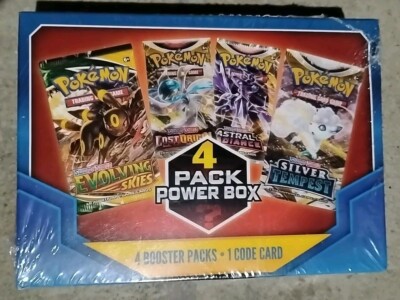 Pokemon 4 pack power box Factory Sealed  