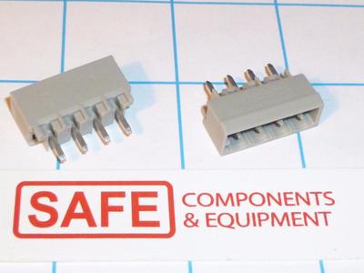 WAGO 231-134/001-000 MIDI-Std Header 4-Pin PCB Connector Male Straight QTY-2 Q23