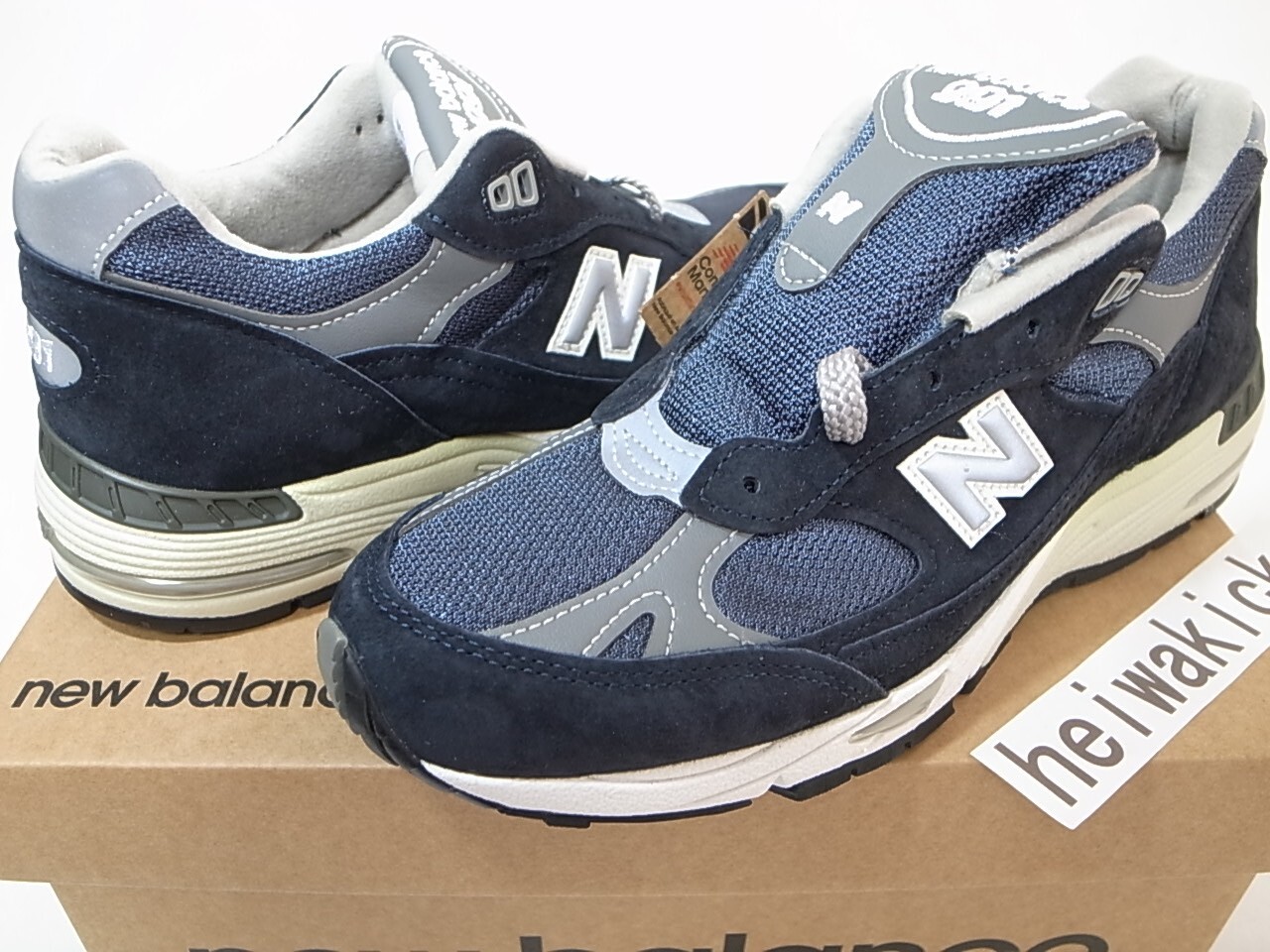 靴 New Balance M991NV NAVY 21FW NEW BALANCE W991NV NAVY MADE IN ENGLAND US8 | eBay