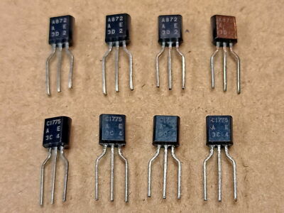 Matched HITACHI 2SC1775 2SC1775AE 2SA872 2SA872AE transistor