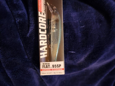Duel 3 3/4'' Hardcore Minnow Flat 95SP Suspending 7/16 Oz Shad #8 Hook #2 Ring!!!