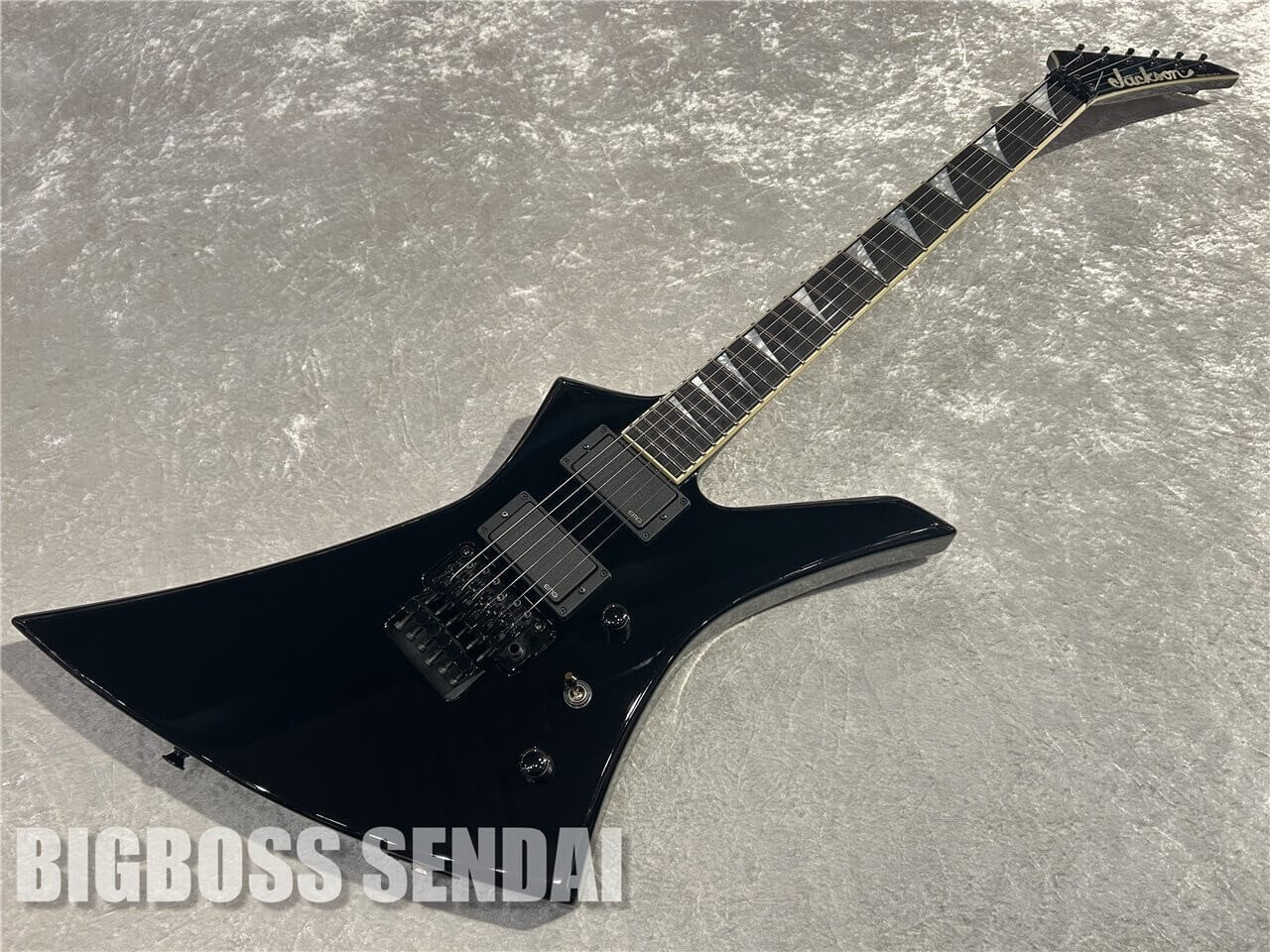 Jackson KE-2 Black Made in USA EXP Type Solid Body Electric