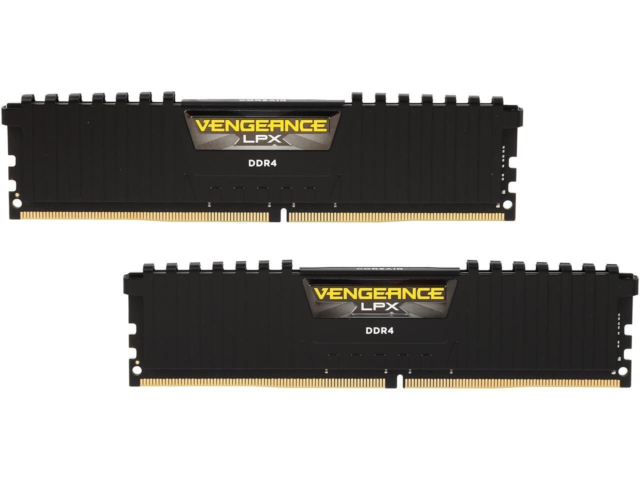 CORSAIR DDR4 8GB×2 CMK16GX4M2A2666C16 CORSAIR VENGEANCE LPX 16GB (2 x 8GB) 2666 MHz DDR4 RAM