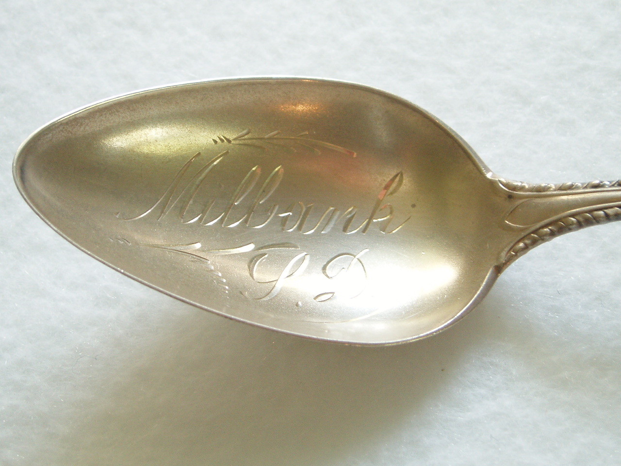 Antique Sterling Silver South Dakota Souvenir Spoon Towle 19.7 grams
