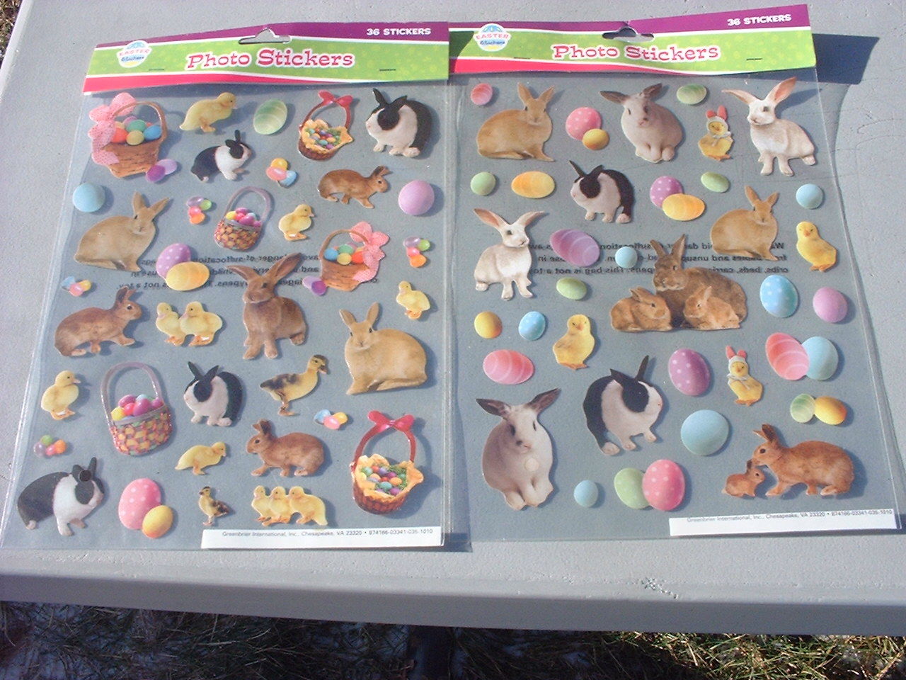 Easter Photo Stickers Plus Butterfly & Easter Window Jells