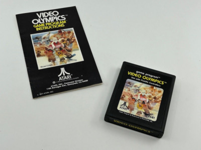 Vintage Atari 2600 Video Olympics Game w/Manual 1978 TESTED