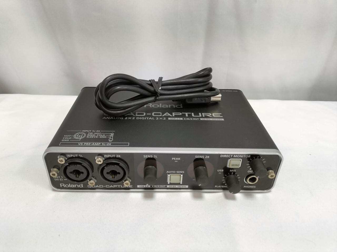 Roland UA-55 QUAD-CAPTURE Audio Interface Used w/Cable | eBay