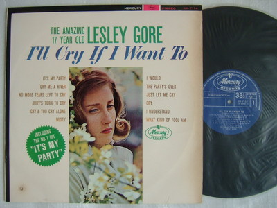 LESLEY GORE I'LL CRY IF I WANT TO / 60'S LAMINATED FLIP BACK