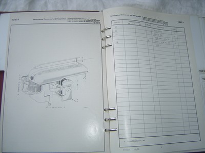 Deutz D50 D55 D5505 diesel schlepper tractor parts catalog manual book