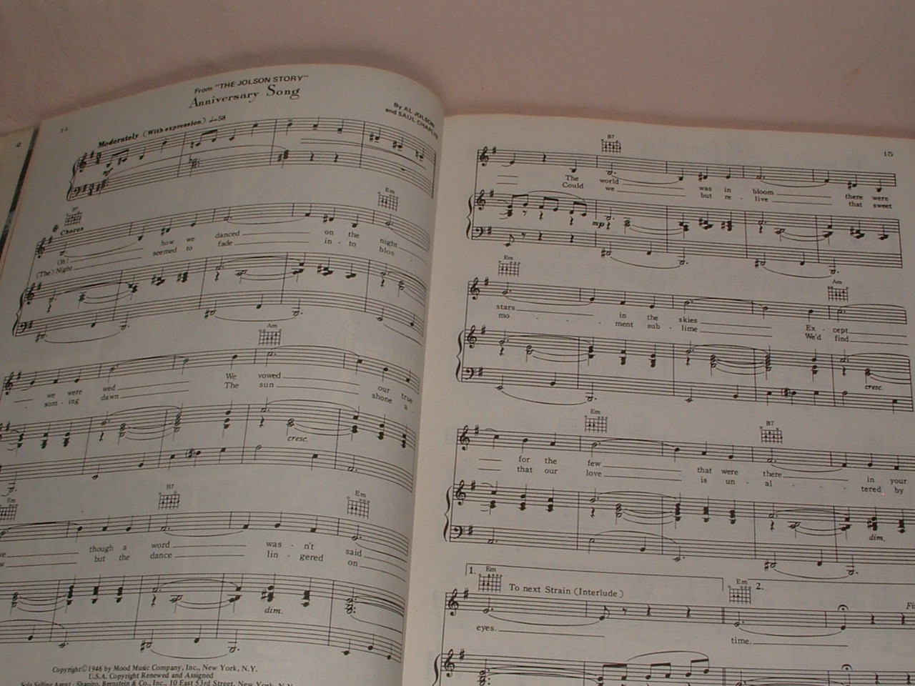 World's Greatest Hits of the Forties Songbook 1971 piano/vocal Paperback