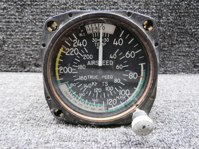 8125 United Instruments True Airspeed Indicator (Code B.229) (Worn Face)