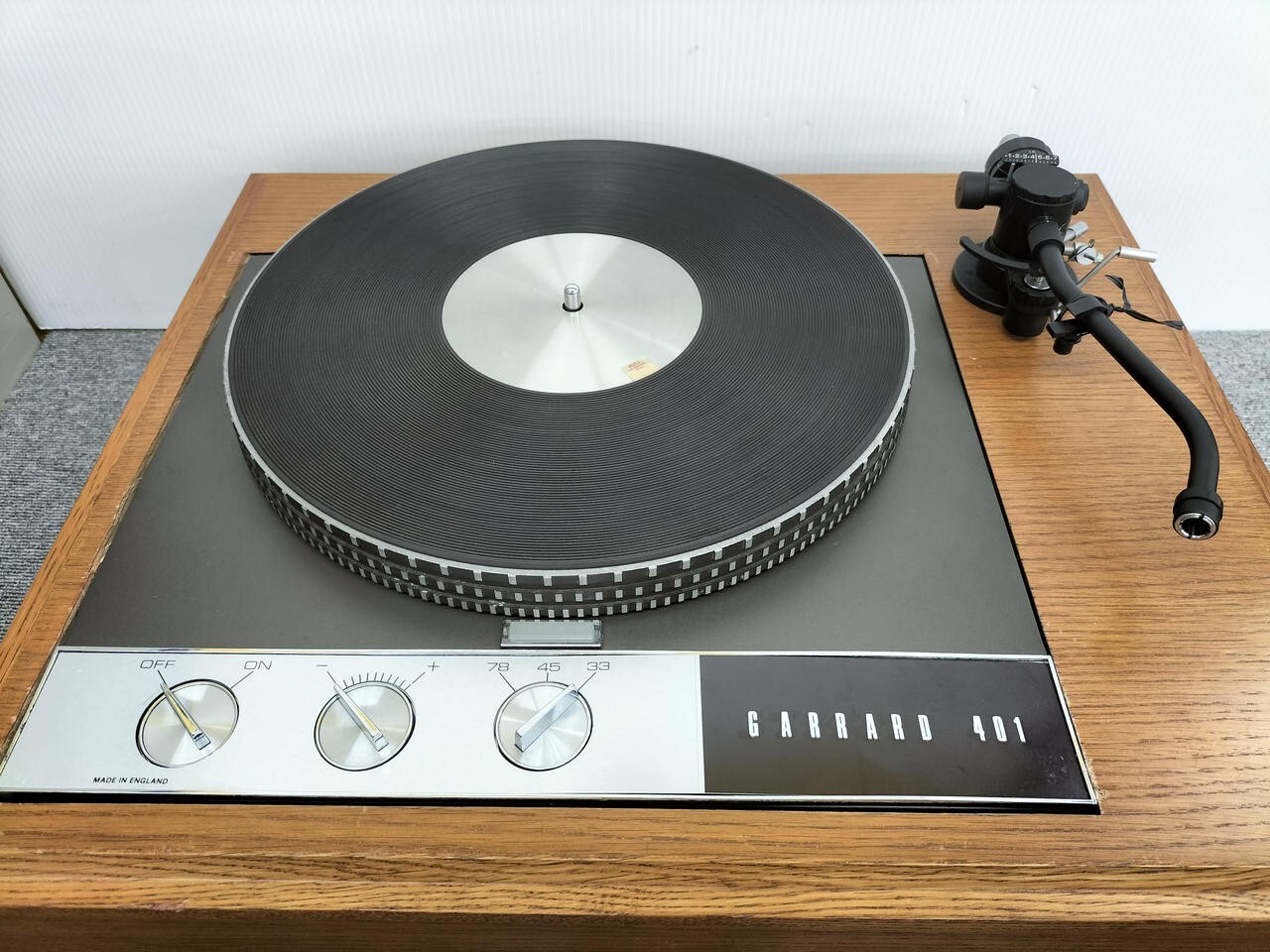 GARRARD 401 ターンテーブル Garrard 401 Turntable Audiocraft AC-3000BLACK Tonearm Rare