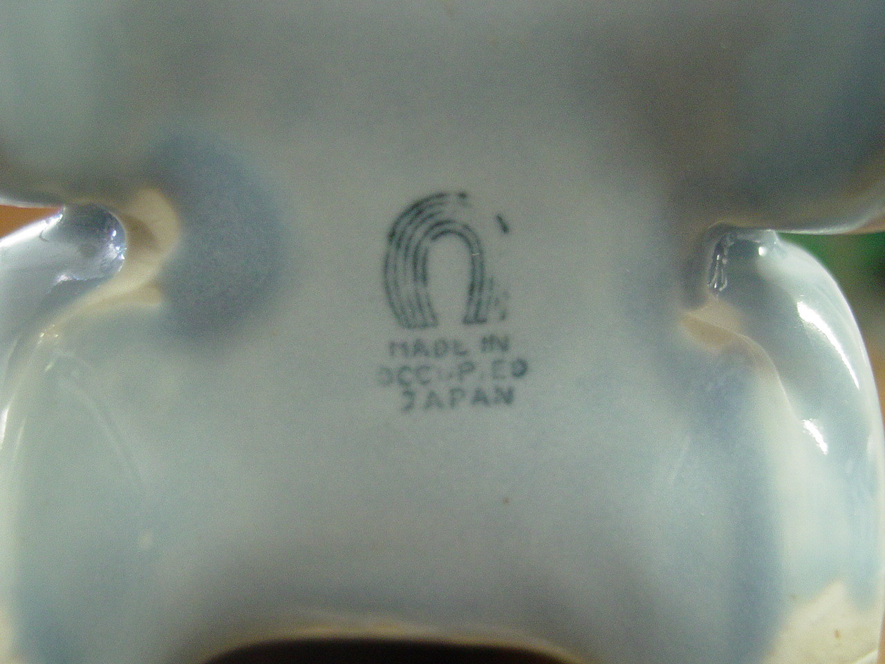 Occupied Japan Porcelain Baby Buggy Planter 5x5