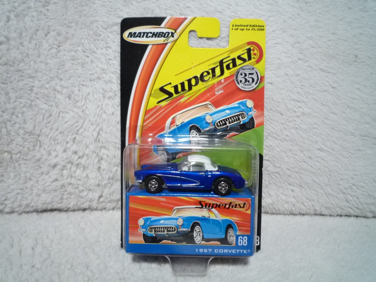 MATCHBOX 1/43 Corvette 1957 ミニカー 1/43 MATCHBOX 1957 CHEVROLET CORVETTE WHITE WITH REMOABLE
