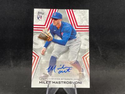 2023 TOPPS BASEBALL MILES MASTROBUONI BSA-MM ROOKIE STARS