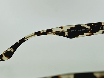 Pre-owned Prada Sunglasses Pr 10rs Uao3d0 57mm Spotted Brown Frame Brown Lenses