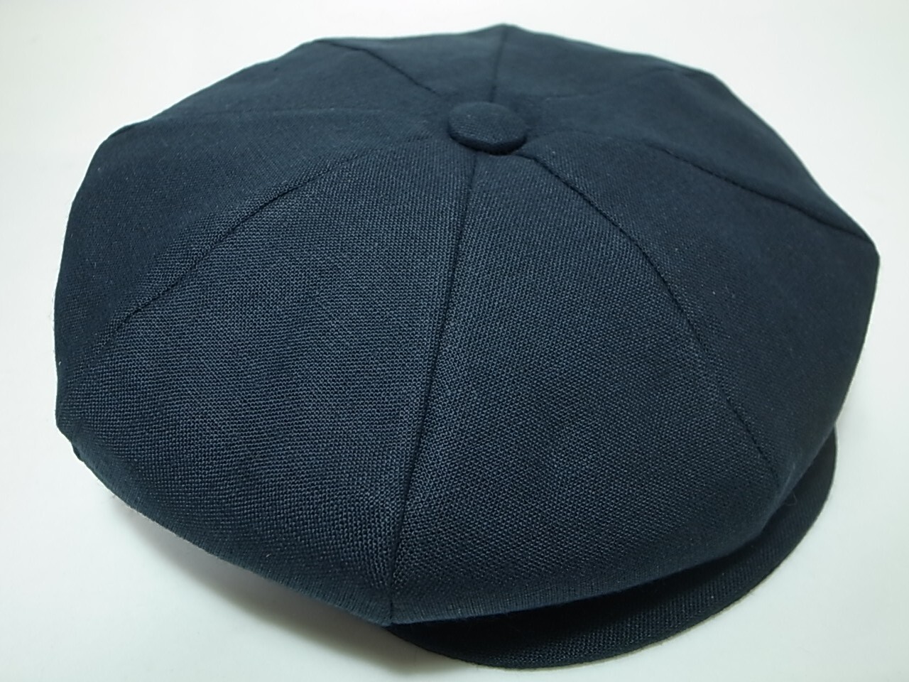 NEW YORK HAT LINEN NEWSBOY CAP USA製 XL New York Hat Co Linen Newsboy Cap Navy size XL Made in USA