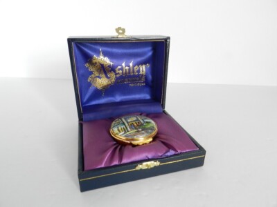 SAKS Trinket Box by Ashley, England Mint in Presentation Box