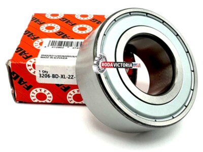 FAG 3206 BD XL ZZ TVH C3 ANGULAR CONTACT BALL BEARING, METAL SHIELDED 30x62x23.8