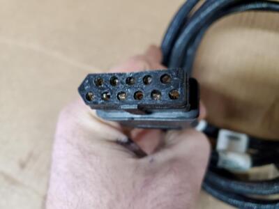 Genuine OEM Western/Fisher 26357 Light Wiring Harness Truck Side 11 pin 3 port 4