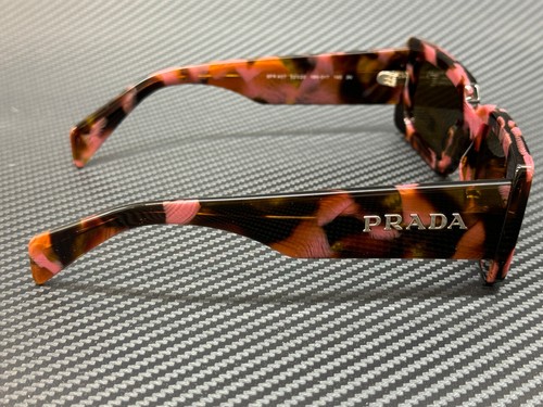 Pre-owned Prada Pr A07s 18n01t Mahogany Dark Brown Women's 52 Mm Sunglasses