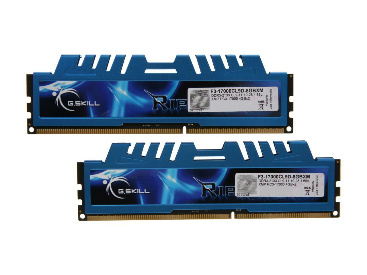 G.SKILL Ripjaws X Series 8GB (2 x 4GB) 240-Pin DDR3 SDRAM