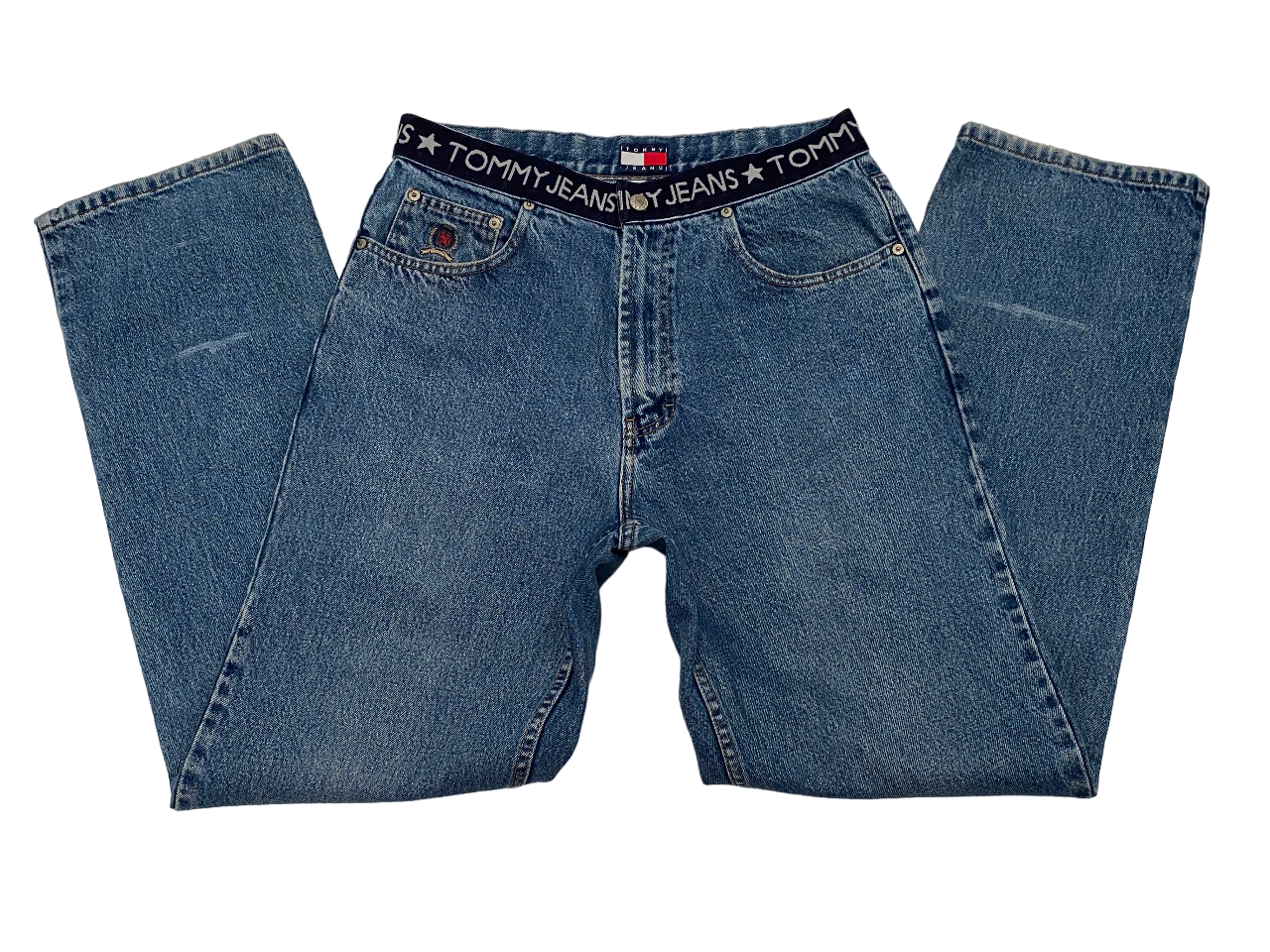 Tommy Hilfiger Men's Med Wash Cotton Big Label Logo