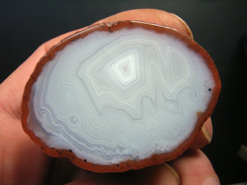 F011 Achat Anschliff Aus Marokko, Side Rahel