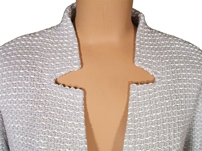 Pre-owned St John St. John Knits Mica Tweed Knit Topper Jacket Blazer Sz 12 $1495