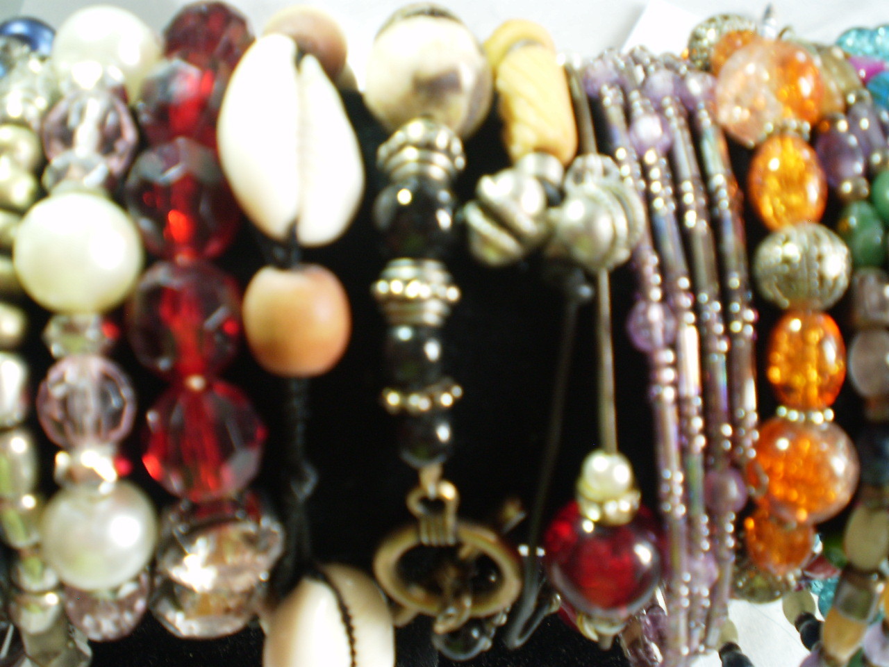 Lot of 39 FASHION BRACELETS AND 9 COPPER RINGS MIX