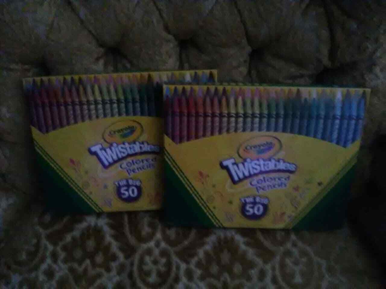  Crayola Twistables Colored Pencil Set (50ct), No Sharpen  Colored Pencils For Kids, Kids Art Supplies, Coloring Set, Gifts, 4+  [ Exclusive] : Toys & Games