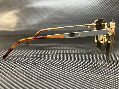 Pre-owned Saint Laurent Sl M89 003 Gold Cat Eye 51 Mm Women's Sunglasses In Green