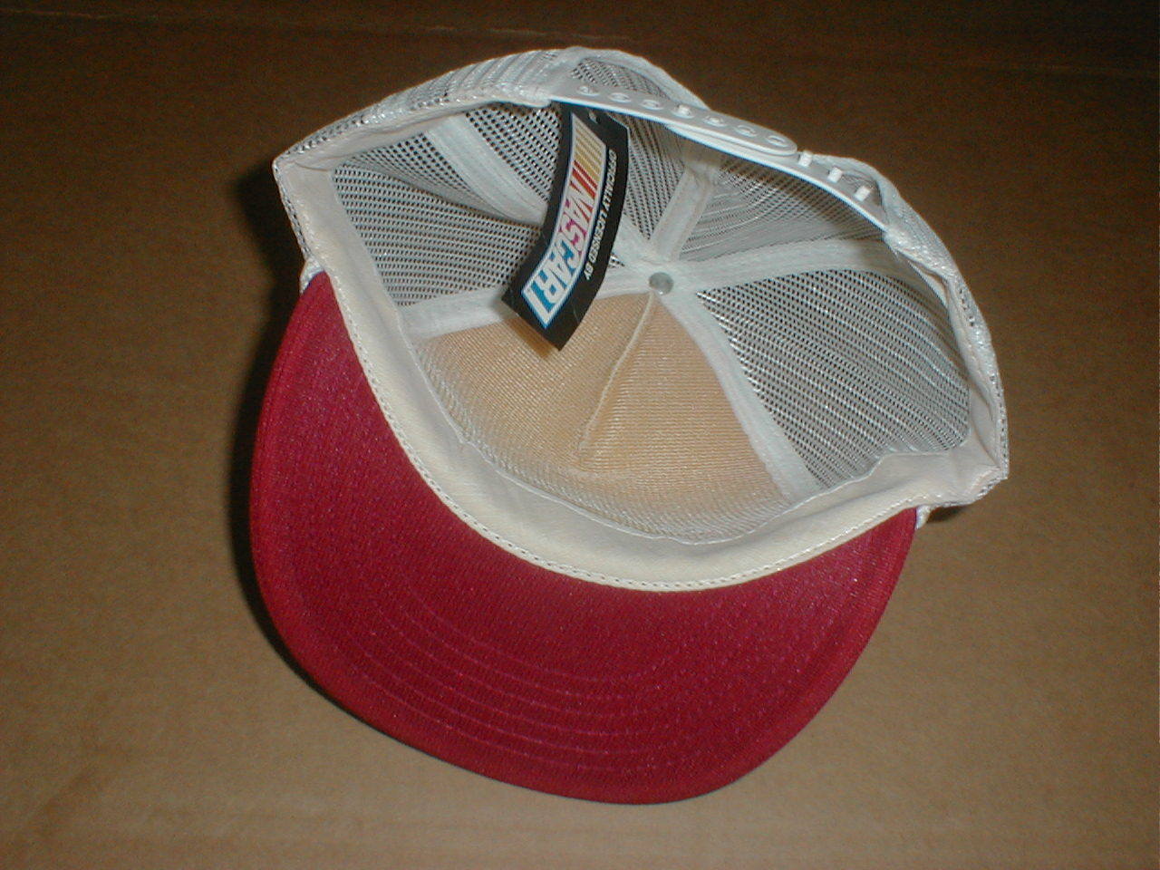 Vtg rare mesh Daytona 500 Winston Cup NASCAR 1992 USA snapback hat Davey Allison