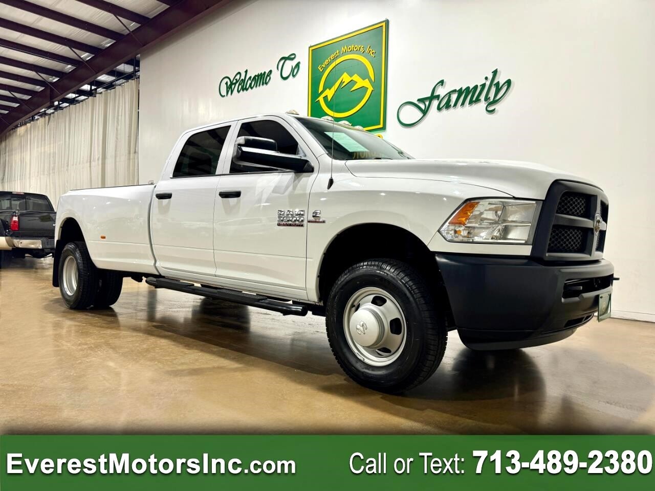 2017 RAM 3500 TRADESMAN 4X4 CC DRW LONGBOX DIESEL AISIN 4.10AXLE