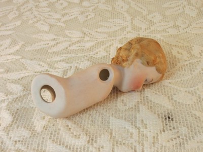 Character Boy All Bisque Doll Torso Kestner Mark - Antique - Exceptional Molding