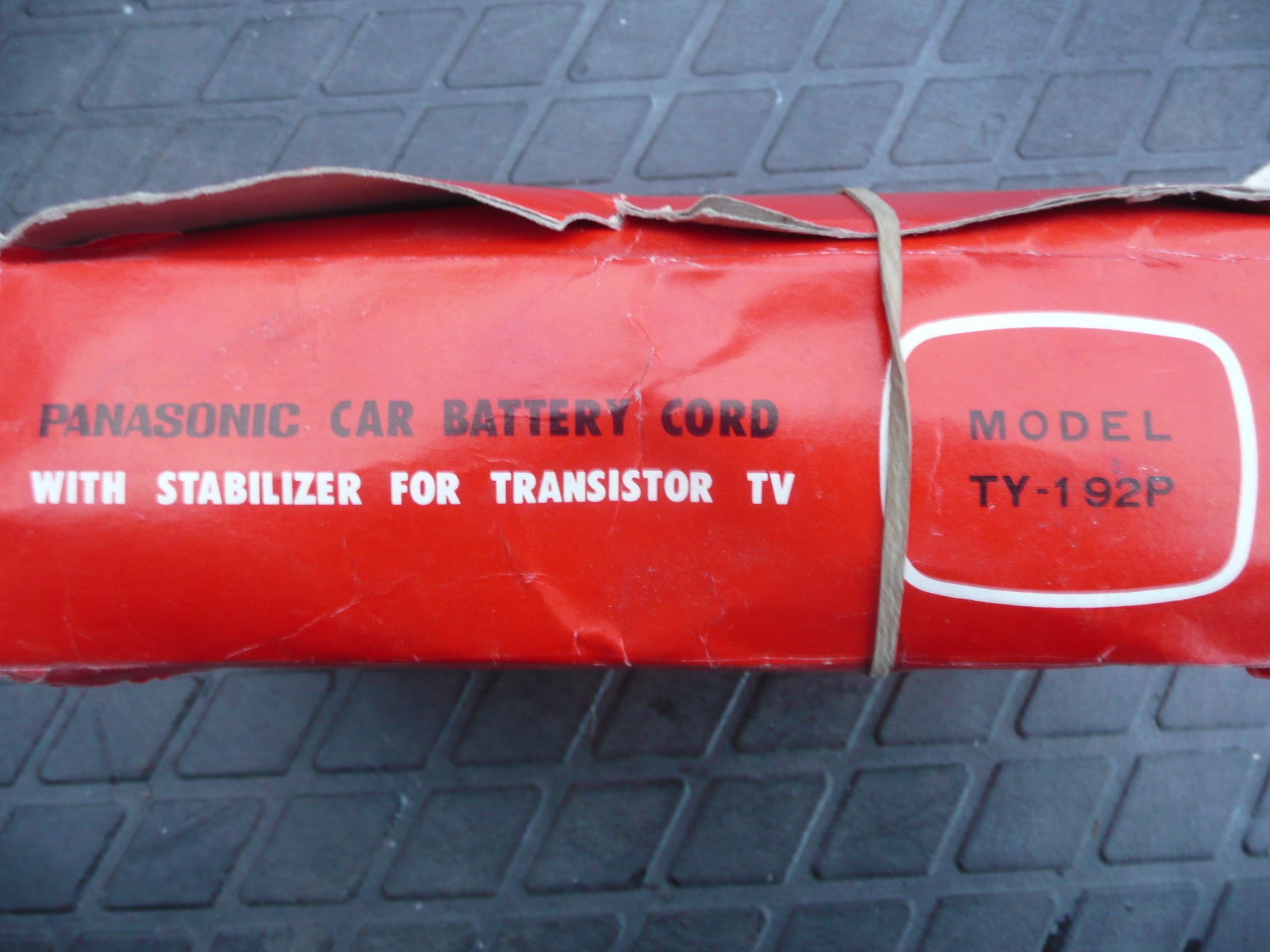 Vintage Panasonic Car Battery Cord for TV, Model TY-192P
