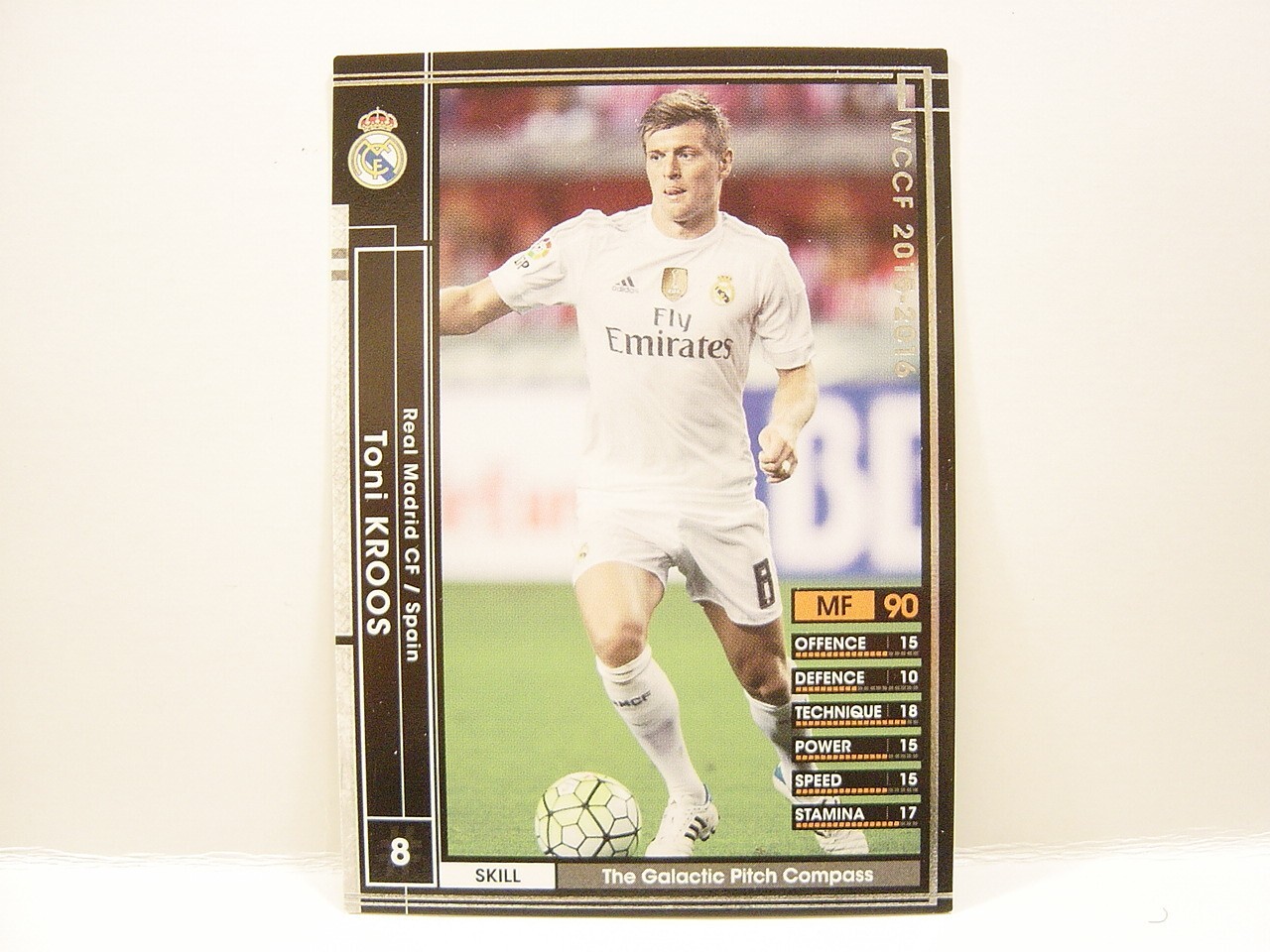 15-16シーズン トニ・クロース Panini WCCF 2015-16 Toni Kroos 1990 Germany No.8 Real Madrid