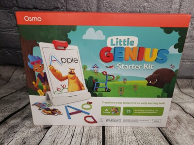 NEW Osmo - New Little Genius Starter Kit for iPad - 4 GAMES - Ages 3-5