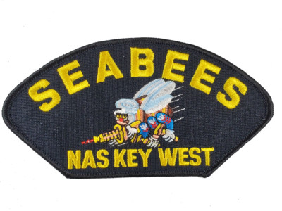 Seabees NAS Key WEST Patch - Great Color - Veteran Owned Business 