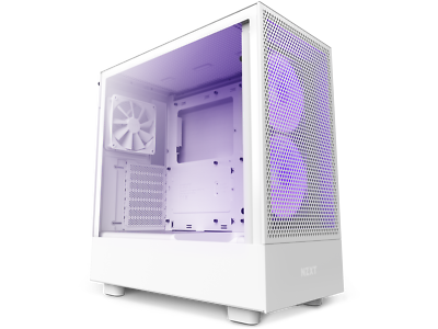 NZXT H5 Flow RGB CC-H51FW-R1 White ATX Mid Tower RGB Desktop NZXT H5 Flow RGB CC-H51FW-R1 White ATX Mid Tower RGB Desktop