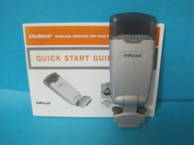 INFOCUS LITESHOW WIRELESS PROJECTOR ANTENNA + NETGEAR 802.11B COMPACT FLASH CARD