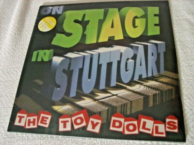   TOY DOLLS ''ON STAGE IN STUTTGART'' SEALED 2LP IMPORT YELLOW WAX Oi! Oi!  